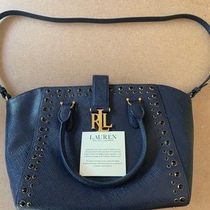 COPY - Ralph Lauren Navy Blue With Gold Accents H…